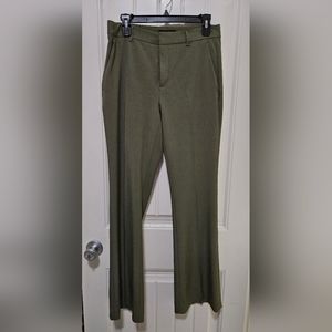 Banana Republic Sculpted Bootcut Pant Size 4 Olive Green